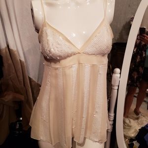 BCBG Maxazria Sequin Top